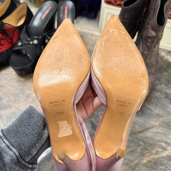 Pink bow Kitten Heel - Picture 4 of 4